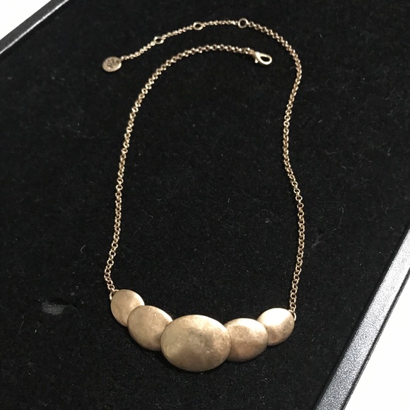 The Sak Jewelry - The Sak gold-tone overlapping discs necklace! NWOT